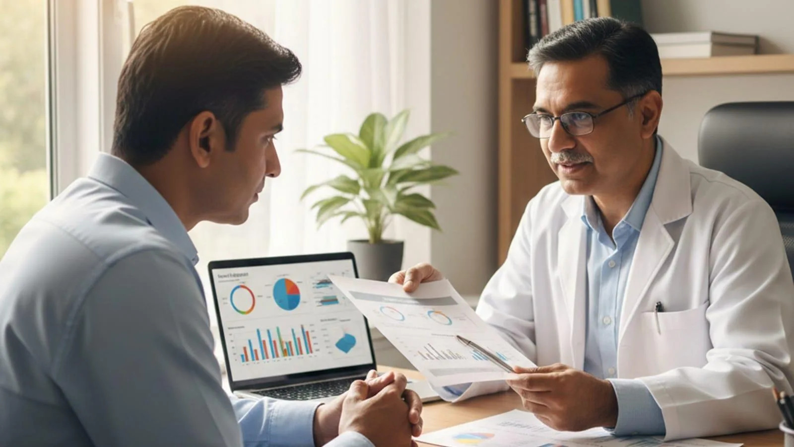Preventive care screening checklist with clinician